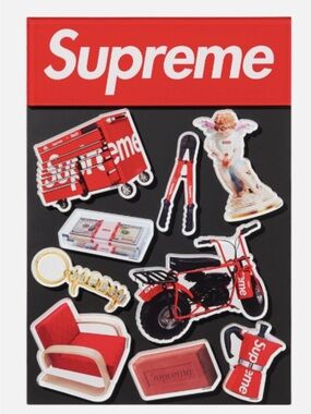 Supreme Red magnet set - Iconic Logo Pack